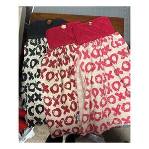 Handmade Oven  Kitchen Towel Valentine XO